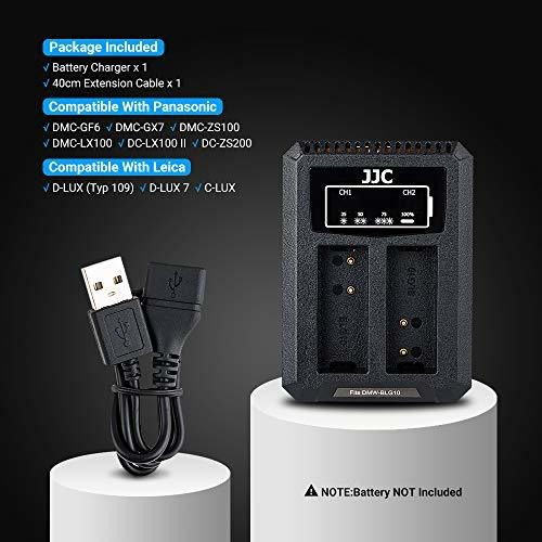 Imagen 3 de 4 de Cargador Usb Dual Para Panasonic Dmw Blg10 Ble9 Leica Bp