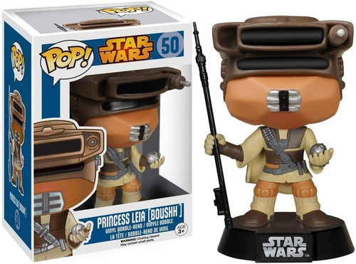 Star Wars ¡boushh Leia Pop! Cabeza De Pompón De Vinilo