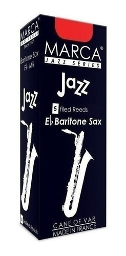 Marca Jz730 Cañas Saxo Baritono Jazz N° 3 Caja 5 Unidades