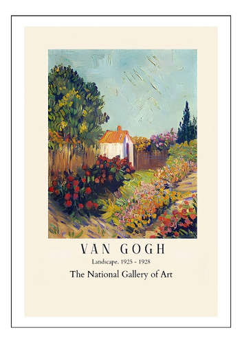Vincent Van Gogh Landscape Lamina 48x33cm 