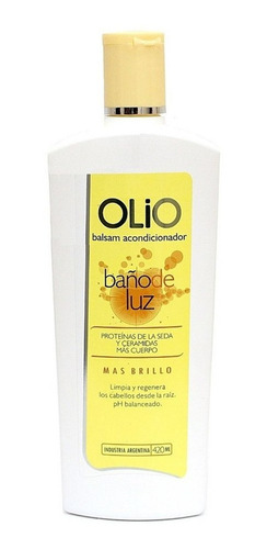 Acondicionador Olio Baño De Luz Anna De Sanctis X 420 Ml