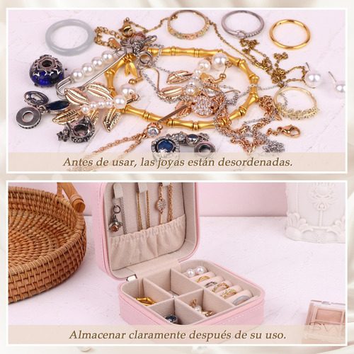 12 Joyeros Pequeños Estuche Para Joyas De Viaje Caja