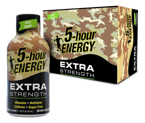 5-hour Energy Shots Extra Potente, Vitaminas 12 Pack Sfn