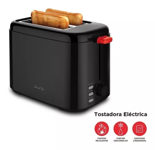 Family Care Tostadora Pan Doble Ranura Larga 1300W - Tostadora 2