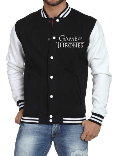 Jaqueta College Masculina Game Of Thrones Winter Is Coming