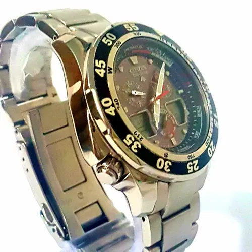 Relogio Citizen Eco Drive Sailhawk C660 Masculino Dois Alarm