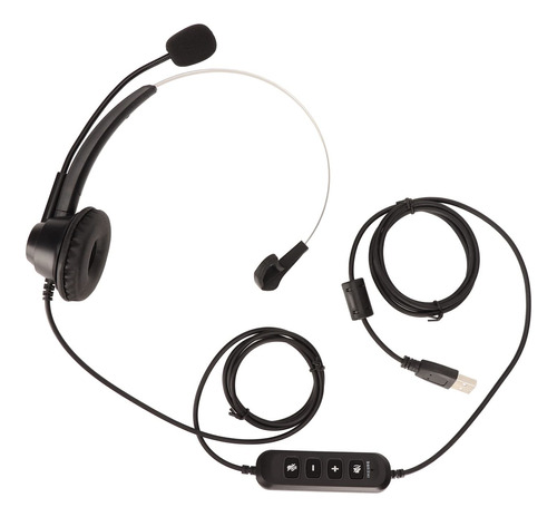 Auricular Usb Microfono Negocio Centro Llamada Oficina Para