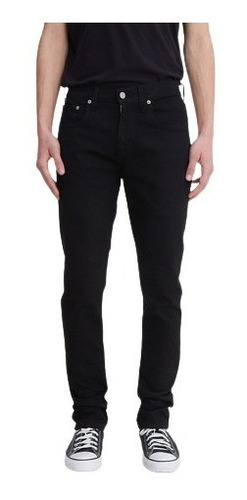Imagen 1 de 7 de Jean Levis 510 Negro Skinny Ajustado Y Cuotas
