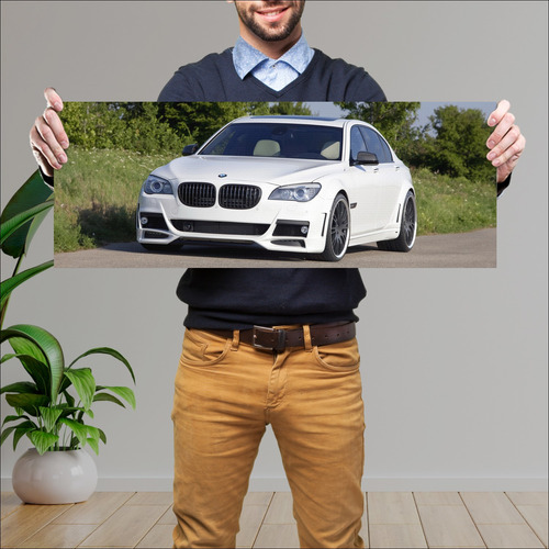 Cuadro 30x80cm Auto 2010 Bmw 7 Series By Lumma 1 746