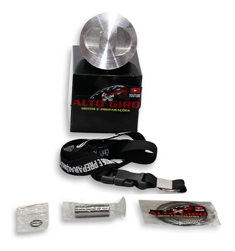 Imagem 2 de 3 de Kit Pistão 190cc 2mm Taxado + Cavas Alto Giro Cg 150
