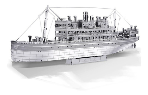 Puzzle Metálico Piececool Crucero Miniatura Rompecabezas 3d 