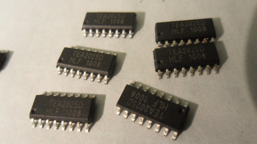 Circuito Integrado Amplificador De Audio Stereo Tea2025d