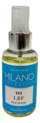 Perfume Femenino Mini Milano -60ml Aroma 505 Lbf Llight Blue