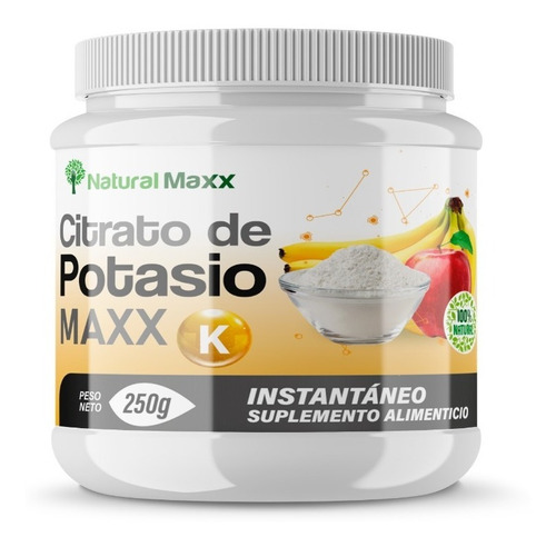 Citrato De Potasio En Polvo 250 Gr Naturalmaxx Oferta