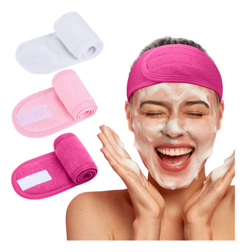 Lades Diadema Facial De Spa  Envoltura De Bano De Maquillaj
