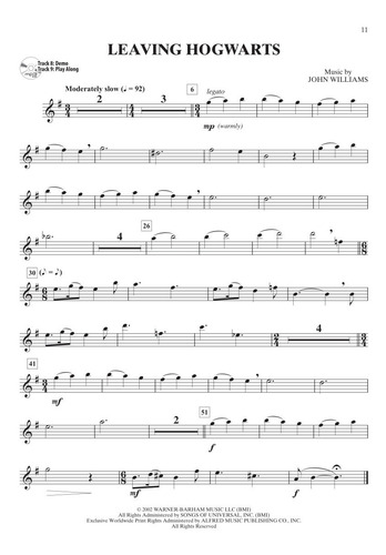 Harry Potter Instrumental Solos, Complete Film Series, Level
