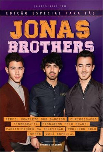 Jonas Brothers, De Jonasbrasil.com. Editora Universo Dos Livros Em Português