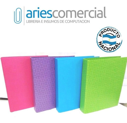 Imagen 3 de 8 de Carpeta Tamaño Oficio2 Anillos 20 Mm Colores Calidad Premium