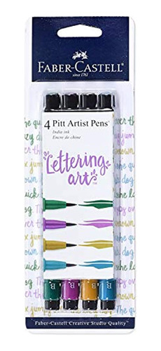 Faber-castell Pitt Artist Pens - Brush Lettering - 4 Jewel T