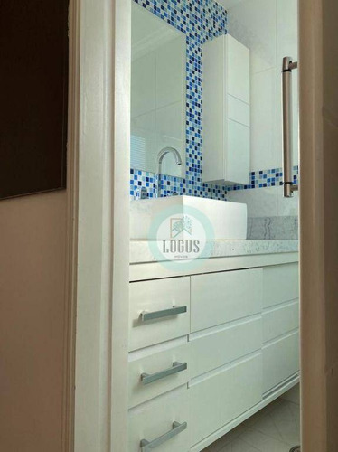 Imagem 23 de 30 de Apartamento No Condomínio São Bernardo Clube Com 70m² Composto 3 Dormitórios 1 Suítes, À Venda Por R$ 466.000,00 - Taboão - Sbc/sp - Ap1836