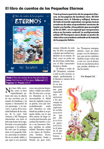 Imagen 5 de 7 de El Libro De Cuentos De Los Pequeños Eternos - Jill Thompson