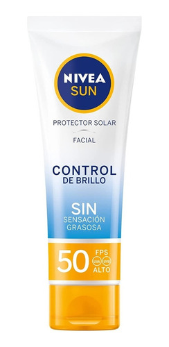Sun Protector Solar Facial Control De Brillo 50ml Nivea