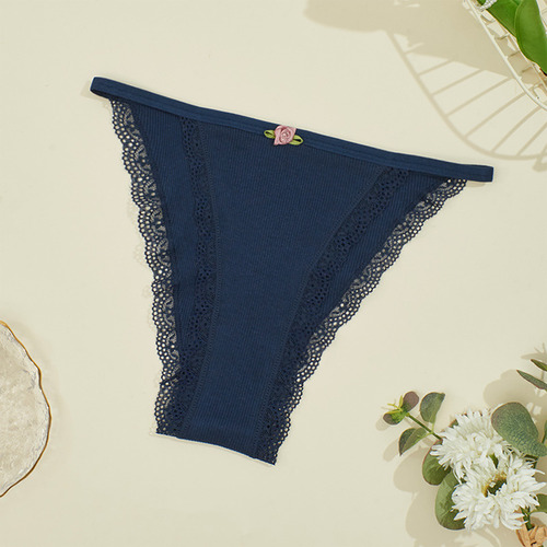 Bragas S Para Mujer, Tanga De Color Liso, Ropa Interior Con