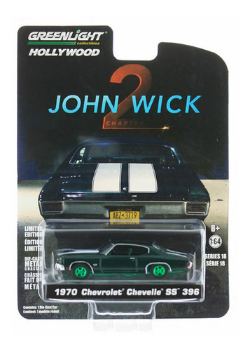 Chevrolet Chevelle  396 1970 John Wick Greenlight 1/64 Chase