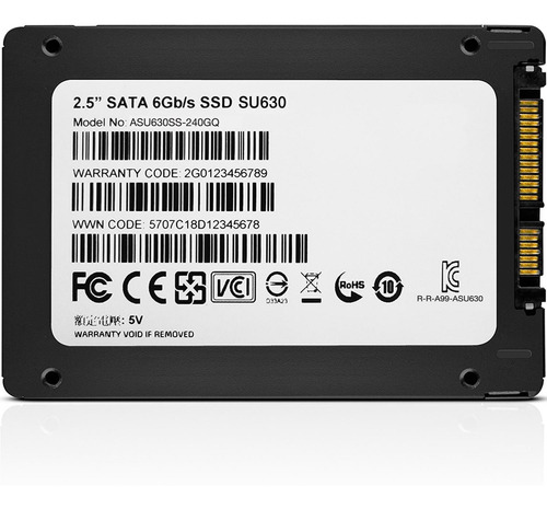 Imagen 4 de 5 de Disco sólido SSD interno Adata Ultimate SU630 ASU630SS-240GQ-R 240GB verde