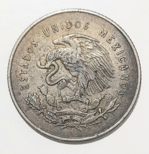 Moneda Plata Ley .300 25 Cts. Balanza 1950 C R 11 (Usado)