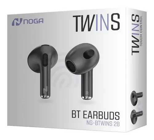 Auriculares Inalámbricos - Twins PRO CONTACT, Intraurales, Bluetooth, Negro