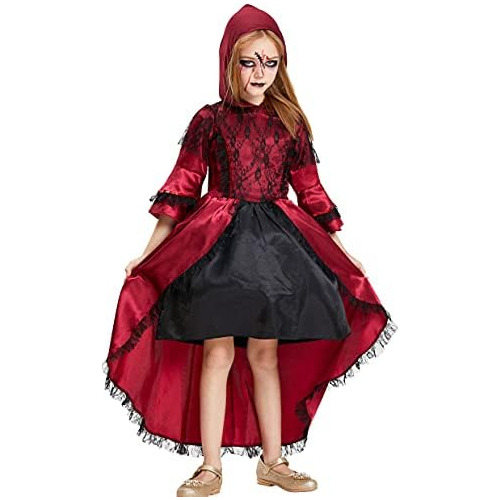 Disfraz De Vampira Niñas, Atuendo De Princesa Vestido ...