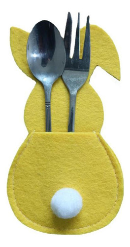 4 Unids Pascua Cubiertos Bolsa Cubiertos Cubiertos Cubiertos