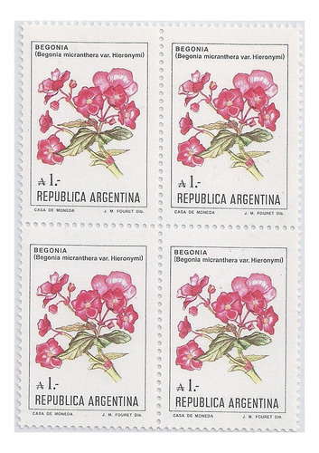 Argentina - Flores Argentinas - En Australes - Gj 2219