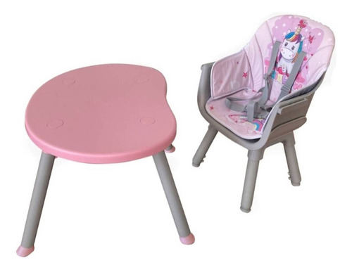 Silla De Comer Para Bebe 2 En 1 New Bistro Unicornio