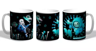 Taza Sans, Undertale De Cerámica