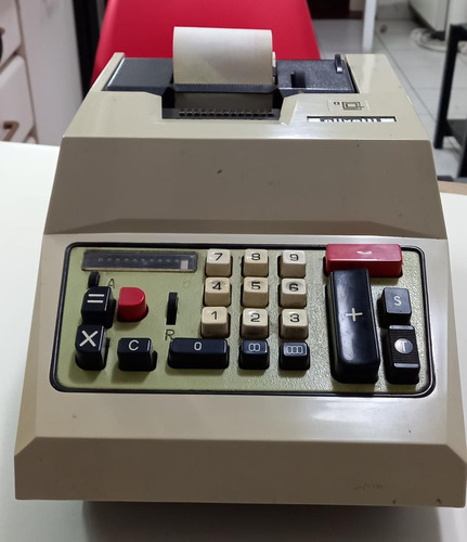 Calculadora Olivetti Antigua Años 80 Funcionando Perfecto 