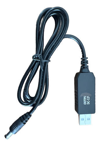 Cable Usb 5v A 12v Para Router/power Station 1a Y 1.5a
