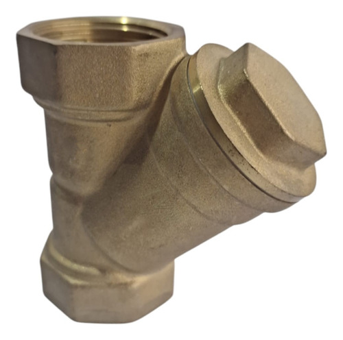 Filtro Tipo Y Industrial De 1/2 De Latão Com Tela Em Aço Inox Alta Durabilidade