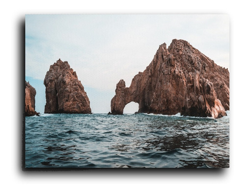 Cuadro Decorativo Canvas Mar Agua Rocas California Sur80*120