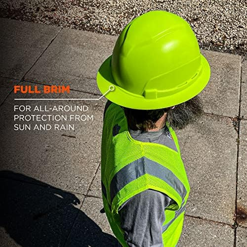 Ergodyne Skullerz 8969 Class E Full Brim Hard Hat, Lightweig