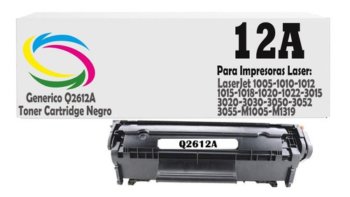 Toner 12a Genérico Para Laserjet 1005/1015/1010/1020/3030