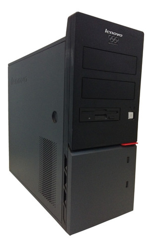 Imagem 2 de 6 de Computador + Monitor Cpu Lenovo Core 2 Duo 4gb Hd 320gb