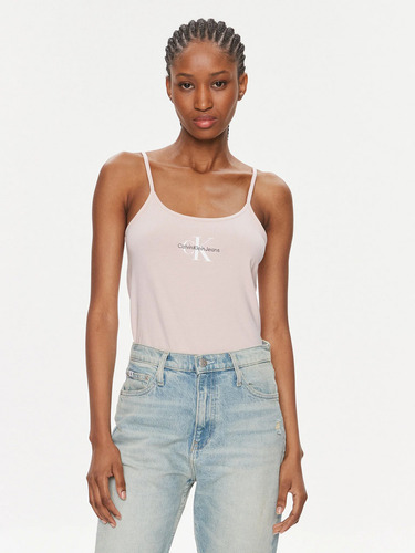 Polera Monologo Strappy Rosado Calvin Klein