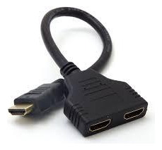 Cable Splitter Multiplicador Hdmi Macho A 2 Hembra