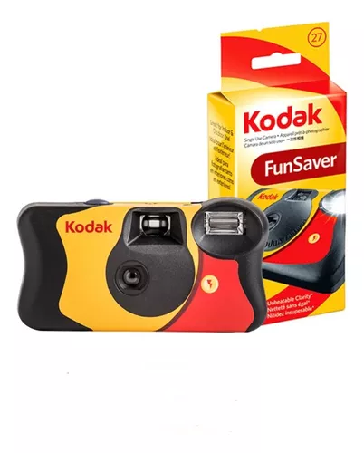 El paquete de cámara desechable incluye película de cámara Kodak