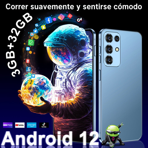 White Shark Smartphone S24 Teléfono Sim Dual Android 12.0 Batería 4500mah 5.99 Pulgadas 32gb Ram 3gb Rom Hd 13mp Doble Camara Smartphone