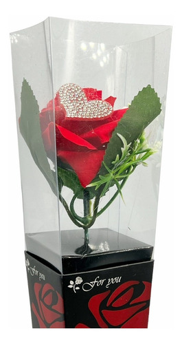 Flor Rosa Artificial Para Regalo De San Valentín 24pz
