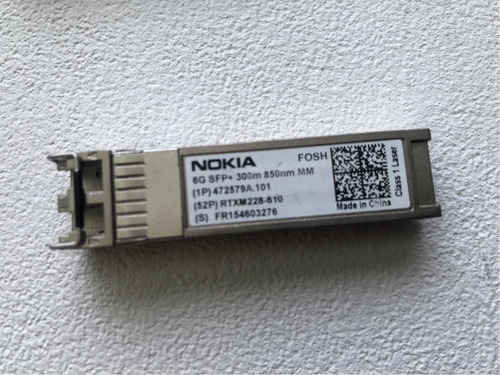 Transceiver Nokia 6g Sfo Fosh 300m 850nm