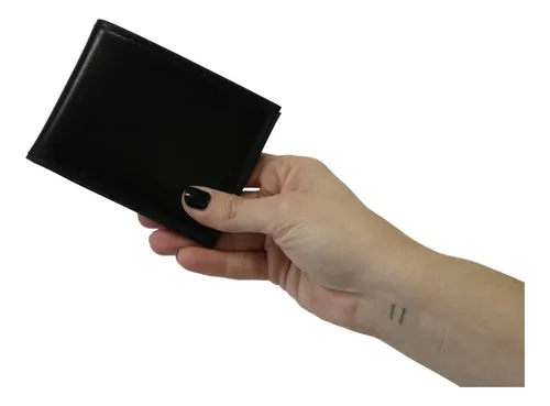 Billetera De Cuero Para Hombre Tarjetero
